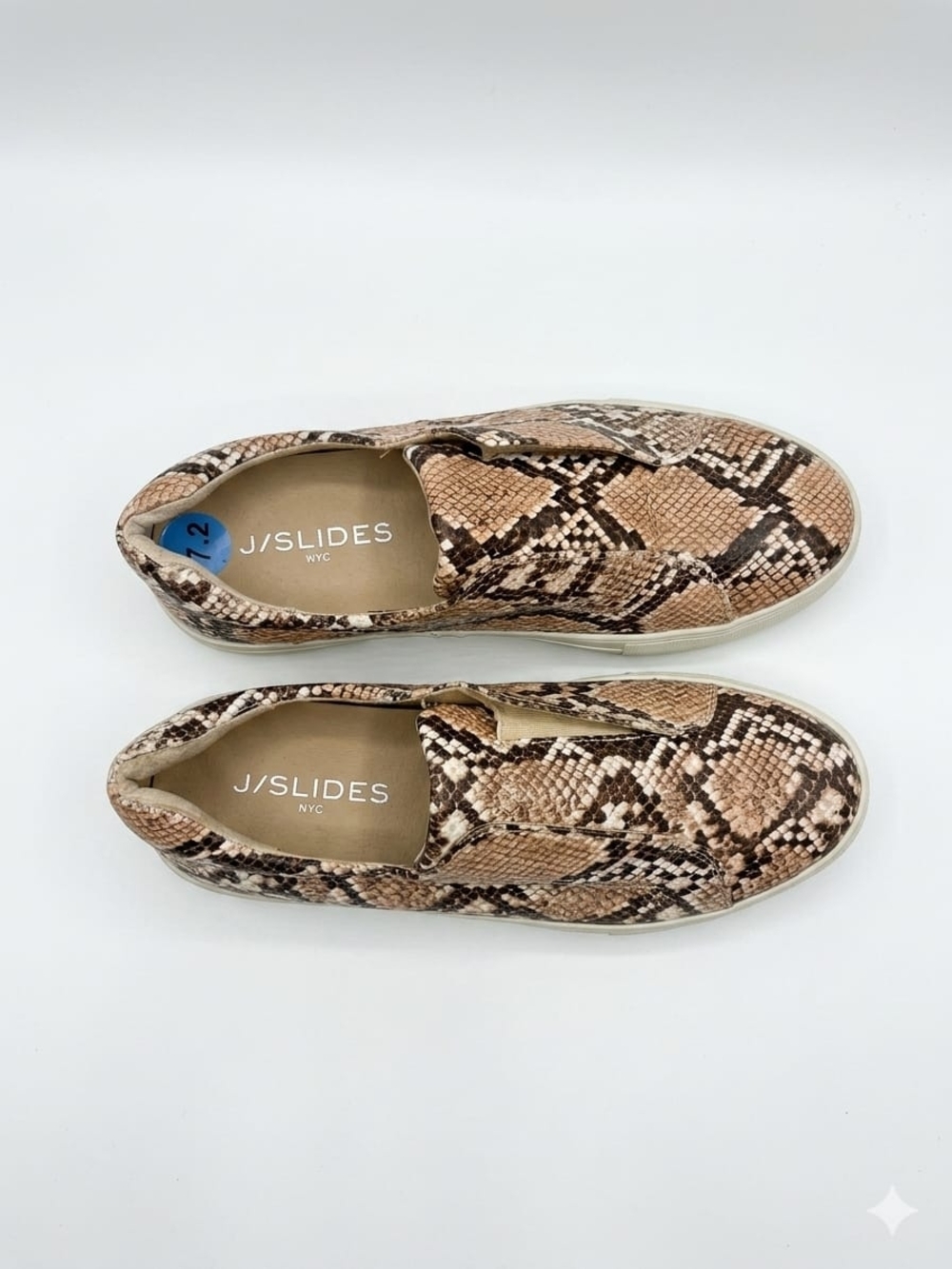 J/Slides Slip-On Sneakers in Snake Print